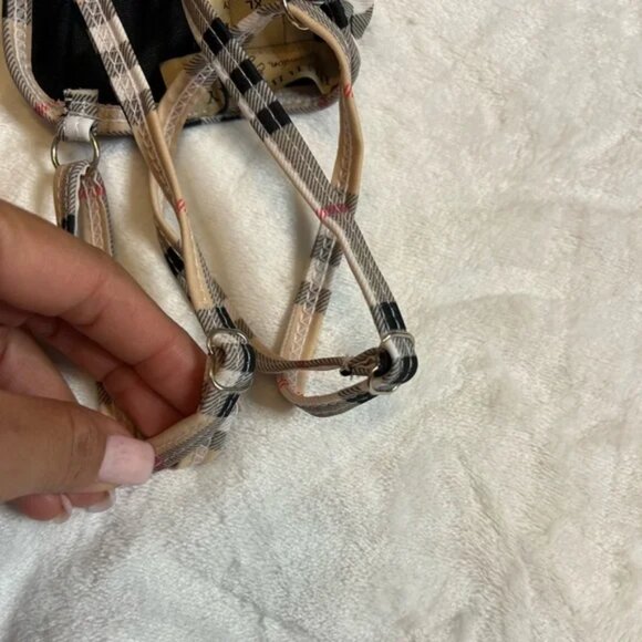 Burberry Check Antique Yellow Bathing Suit One Piece Size XL - Picture 4 of 4